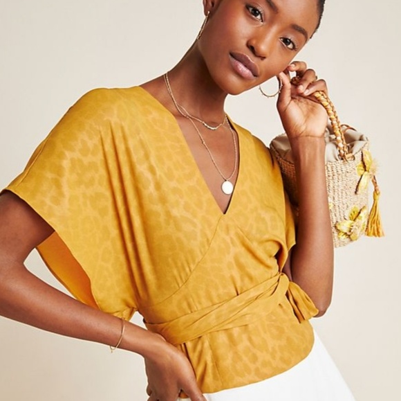 Anthropologie Tops - ANTHROPOLOGIE V-Neck Blouse